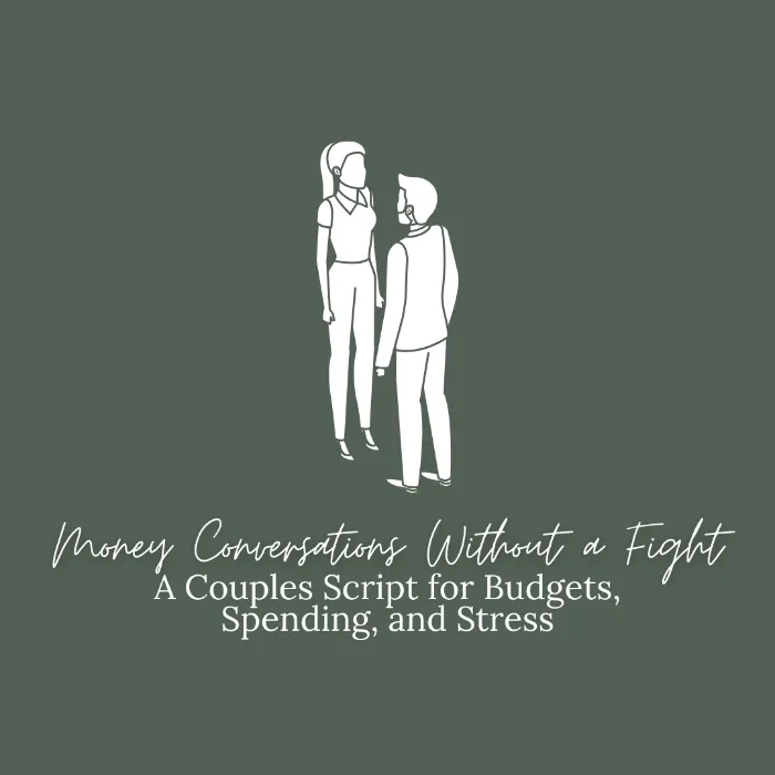 couples having a conversation about money.